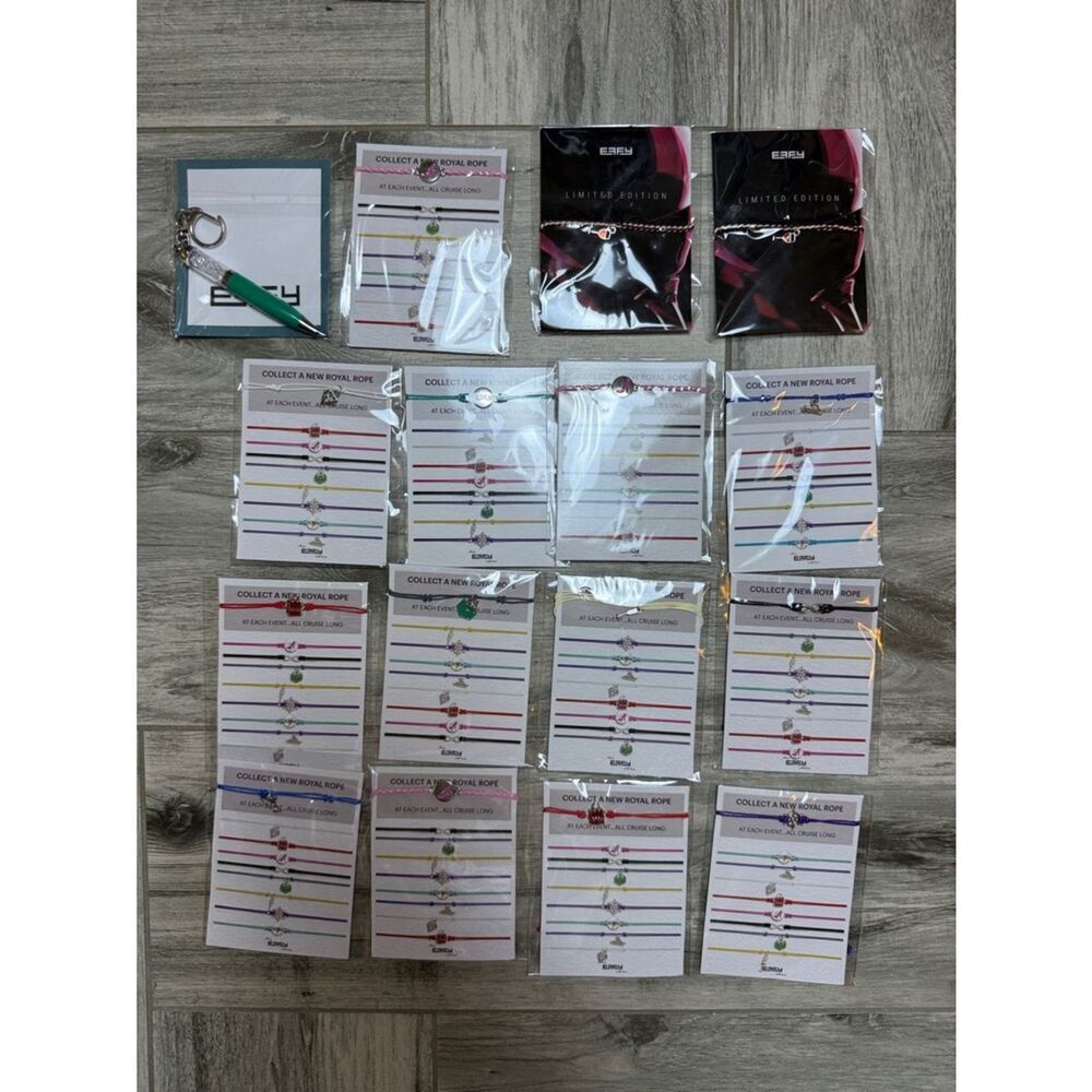 Limited Edition EFFY Royal CaribbeanCruise Bracelet Collection with Keychain Pen